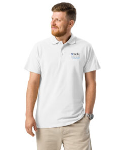 Alternative view of Skål International USA Logo Unisex Premium Piqué Polo – Classic Fit, Polished Comfort