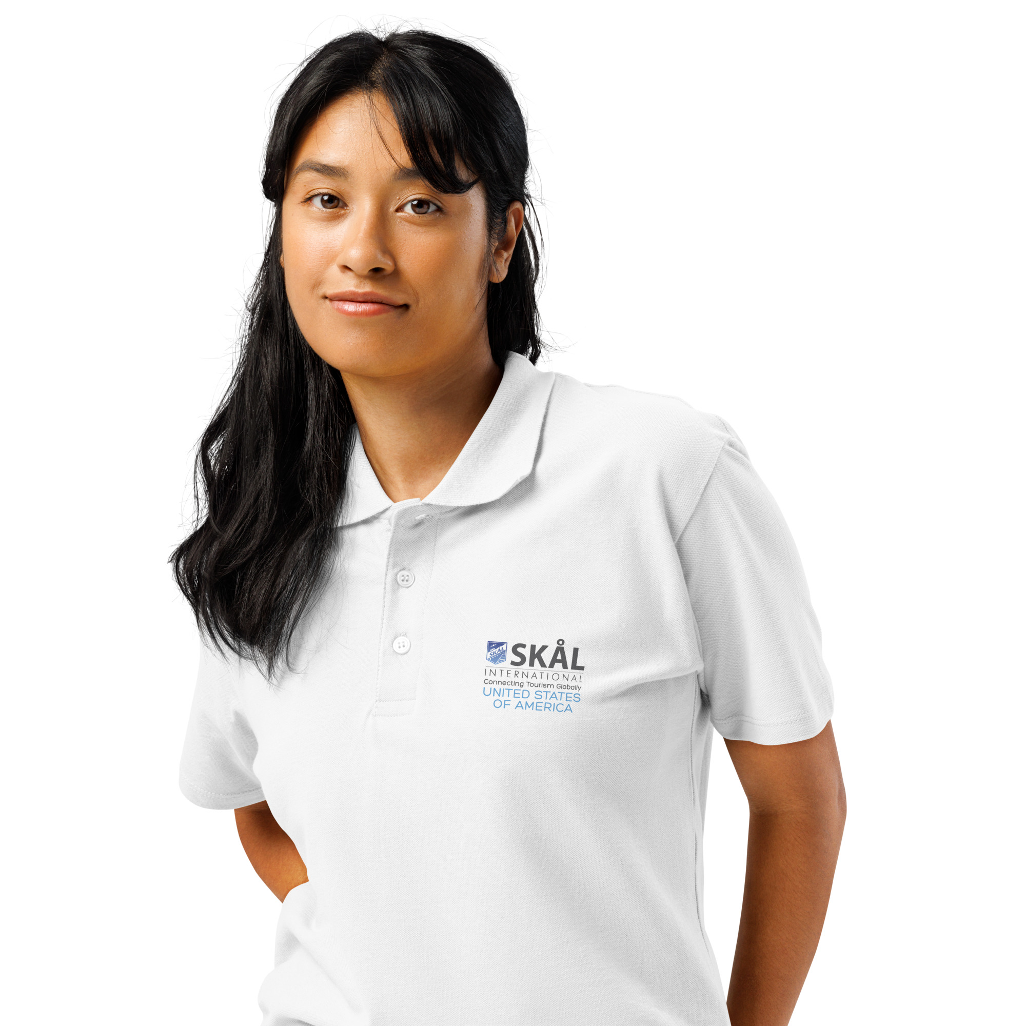 Skål International USA Logo Unisex Premium Piqué Polo – Classic Fit, Polished Comfort - Image 6