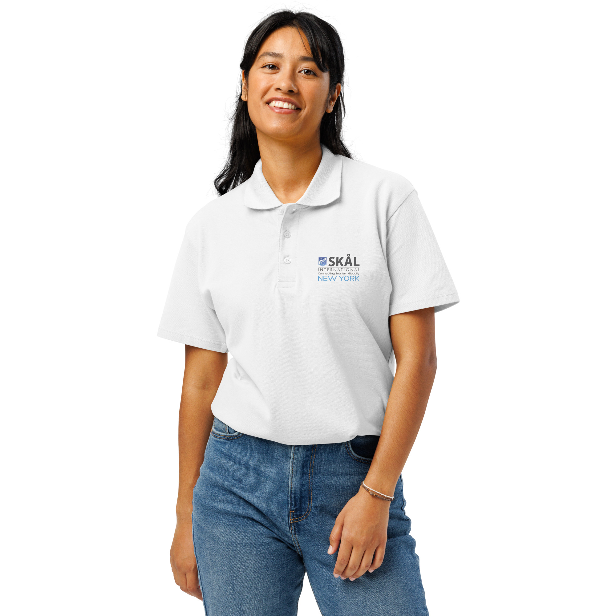 Skål International New York Logo Unisex Premium Piqué Polo – Classic Fit, Polished Comfort - Image 5