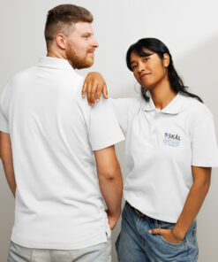 Skål International USA Logo Unisex Premium Piqué Polo – Classic Fit, Polished Comfort