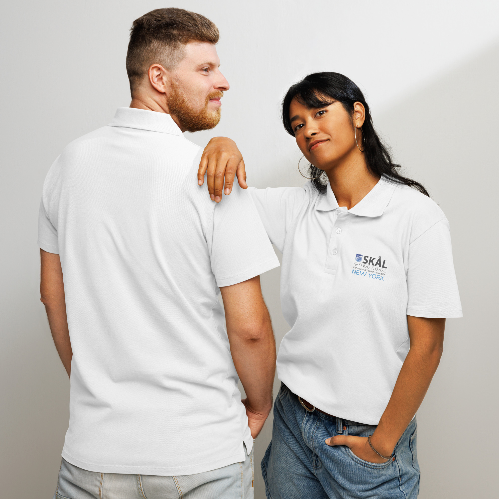 Skål International New York Logo Unisex Premium Piqué Polo – Classic Fit, Polished Comfort